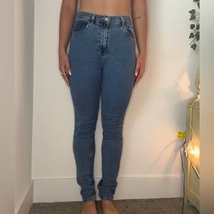BDG Blue High-Rise Girlfriend Jeans